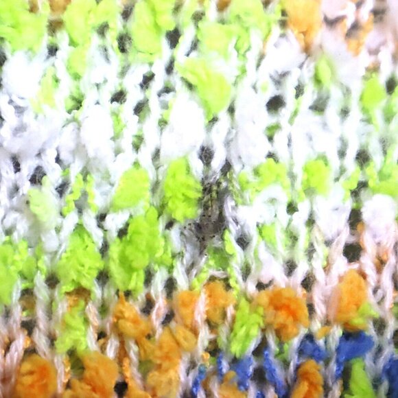 NEON CHENILLE SWEATER XL Ethyl Soft Cozy Spring Fall Pockets Tunic Long Dopamine - Picture 5 of 10